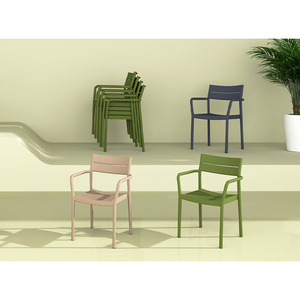 Thiết kế hiện đại Nhà hàng ăn uống ghế dòng trở lại ghế nhựa <span class=keywords><strong>Stackable</strong></span> Chất lượng cao ngoài trời ghế - Product Image 6