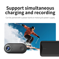 Caméra d'action WiFi 4K miniature en gros, en taille pouce, enregistreur vidéo POV grand angle, caméscope de vlogging CMOS, batterie 3 heures, étanche