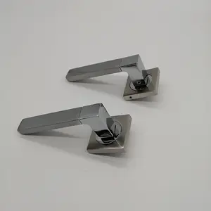aluminum chrome plated lever Door Handle