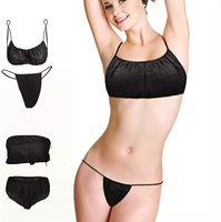 [Imprimer LOGO] soutien-gorge jetable bikini bain sexy Salon de beauté hôtel Massage Sauna Spa sous-vêtements de bain