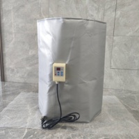 Couverture chauffante industrielle 200L de qualité assurée, montage rapide, 0-150 ℃   Enveloppe chauffante réglable pour fût métallique d'huile
