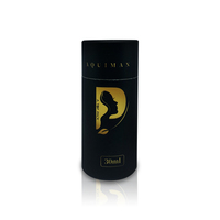 Lot de 50 conteneurs ronds personnalisés de 30ml, pour bouteille, en carton, boîte d'emballage pour bouteille d'huile essentielle