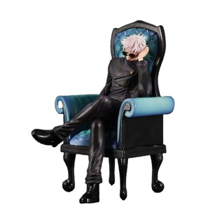 Vendite calde nuovo stile di alta qualità GK posizione seduta divano <span class=keywords><strong>Jujutsu</strong></span> <span class=keywords><strong>Kaisen</strong></span> Gojo Satoru modello Anime personaggio dei cartoni animati - Product Image 1