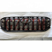 Grille avant et grille de pare-chocs noires en plastique, ajustement original pour Santa Fe 2021 GZZIM & ZIMIN, garantie 1 an