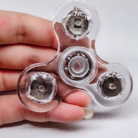 Lumineux Led EDC Light Fidget Spinner Hand Top Glow In Dark Light Edc Figet Spiner Finger Stress Relief Toys
