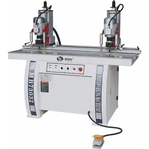 Double Heads Hinge Drilling Machine Wood Boring Machine Motor Power Technical Air Parts Sales Video Plant