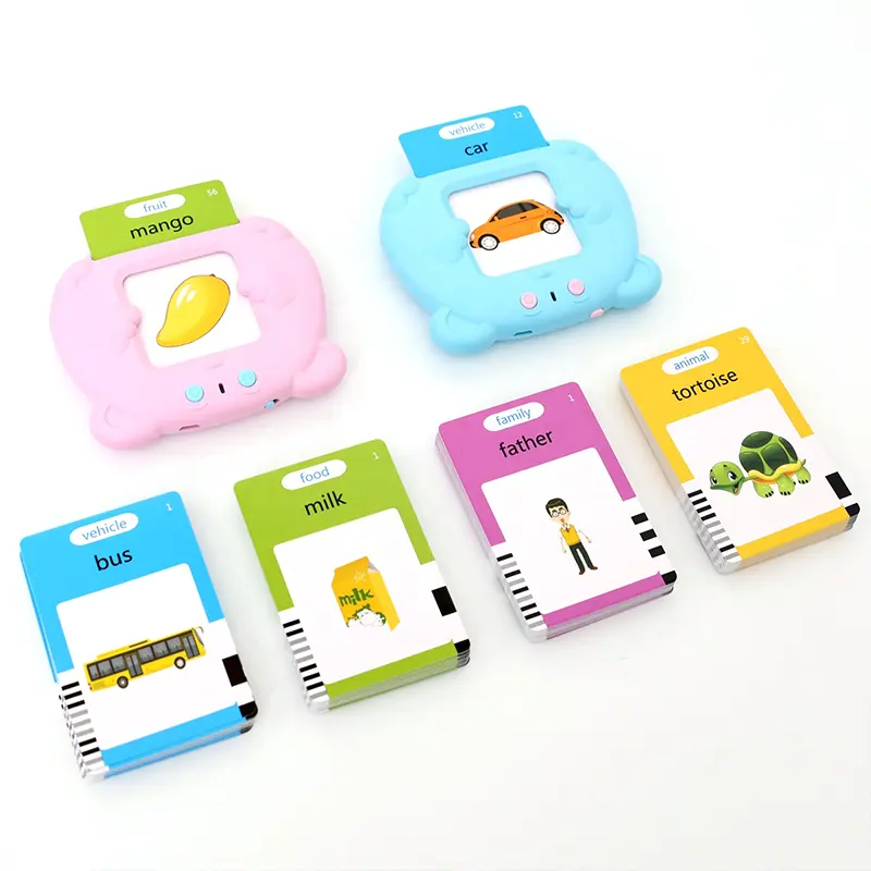 2024 per bambini giocattoli educativi per apprendimento vocale in età prescolare inglese 224 parole a vista cognizione Montessori parlante Flash Card