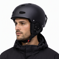 Casque de ski et de snowboard personnalisé en ABS pour jeunes et adultes, certifié CE/EN, léger, résistant aux chocs, avec plusieurs aérations