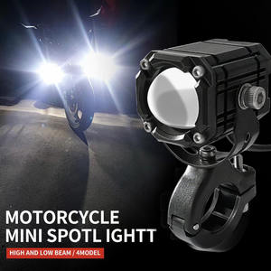 Phares <span class=keywords><strong>LED</strong></span> TCYATO 12V-85V, adaptés aux motos sportives et aux voitures, phares à clignotement 4 couleurs, niveau IP68 - Product Image 5