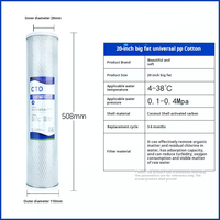 Meilleure qualité 10 & 20 pouces CTO cartouche filtrante bloc de carbone OEM ODM marque privée nouvel état