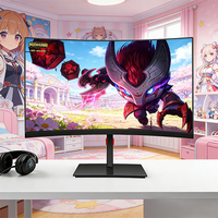 Moniteur de jeu pour ordinateur personnalisé en usine, 27 pouces, 180 Hz, 2K HD, écran incurvé sans cadre, écran LED de bureau