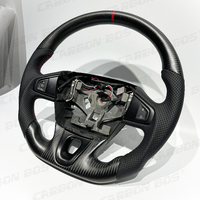 Volant de course en fibre de carbone mat pour Renault Megane RS Design exquis pour Renault Megane 3 Perforé