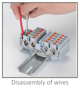 Bornier pour rail DIN 2 Deck UL Listé FJ7-1.5K/D 76A | Connecteur enfichable pour fils de 0.14 à 1,5 mm² - Product Image 6