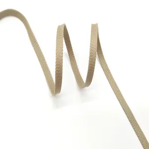 5 Mm Platte Geweven Spindled Cord String Hoge Vasthoudendheid Koord Cord Custom Hookie Strings