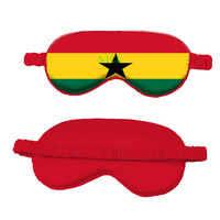 Masque de sommeil en soie simulée avec drapeau national du Belize personnalisé, sangle élastique réglable, pour les siestes quotidiennes de courte durée