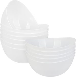 Ensaladeras grandes, cuencos de plástico de 42oz para servir ensaladas, fideos Ramen, sopa, avena, cereales, aperitivos, palomitas de maíz, cuencos de Cocina, Microondas - Product Image 1