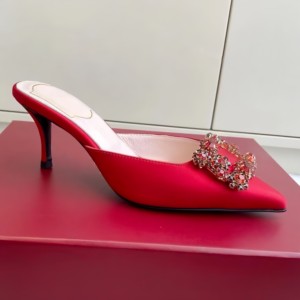 New Summer Luxury Women's Sexy High Heels High Quality Genuine Leather <b>Pointed</b> <b>Toe</b> Heels Party Heels - Product Image 3