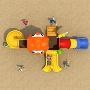 เครื่องเล่นสวนสนุกแบบหลายช่องสำหรับเด็กเล่นในเมืองแบบพกพาอุปกรณ์สนามเด็กเล่นสำหรับเด็ก - Product Image 4