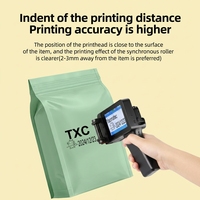 Imprimante jet d'encre portable multi-étiquettes pour gobelets en plastique, codes QR, numéros de lot et dates d'expiration, impression de logo, DIY