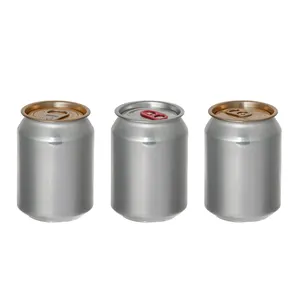 Latas de bebidas de aluminio 200ml Lata de refresco de aluminio personalizada elegante 500ml a la venta