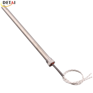 Élément chauffant de tige chaude cylindrique de réchauffeur de cartouche d'immersion 1/2 "fil 220V 1KW en stock - Product Image 6