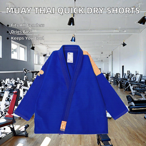 Kimono de Jiu-Jitsu Brésilien (BJJ) pour adultes, respirant et à séchage rapide, OBY HB Classic, bleu royal, 380 g/m², IBJJF, unisexe, imprimé, polyester et coton, UFC - Product Image 2