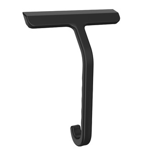 Hang All-in-One Silicone <strong>Shower</strong> <strong>Squeegee</strong> with Built-in Hook for Bathroom Window Mirror Tile Wall Car 10-Inch Black - Product Image 2