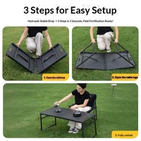 Table de camping portable pliable pour pique-nique, camping-car, voyages, camping en famille, week-end, événements en plein air