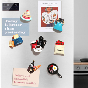 Wholesale Custom 3D Polyresin Wedding Souvenir Gift Eco-friendly Waterproof <b>Fridge</b> Magnets Promotional Stickers - Product Image 4