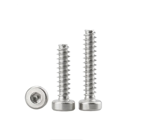 Tornillos autorroscantes LeGood M3 con cabeza hexagonal de 5.5 mm para plástico, rosca fina, rosca completa, extremo de corte plano - Product Image 1