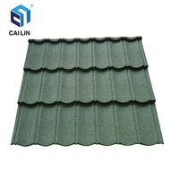Cailin Langlebige Leichte Dachbedeckung Stahlmaterialien Aluminium Steinbeschichtete Metalldachziegel im Spanischen Stil