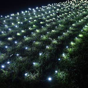 Guirlande lumineuse Yliang en cuivre avec filet, 360 LED - Blanc chaud, 50 000 heures, décoration électrique filaire pour extérieur, Noël, lumières scintillantes - Product Image 3