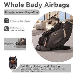 बूढ़ा आदमी एक पूर्ण कंपन डबल sl रेल मालिश कुर्सी पूर्ण शरीर हुड - Product Image 3