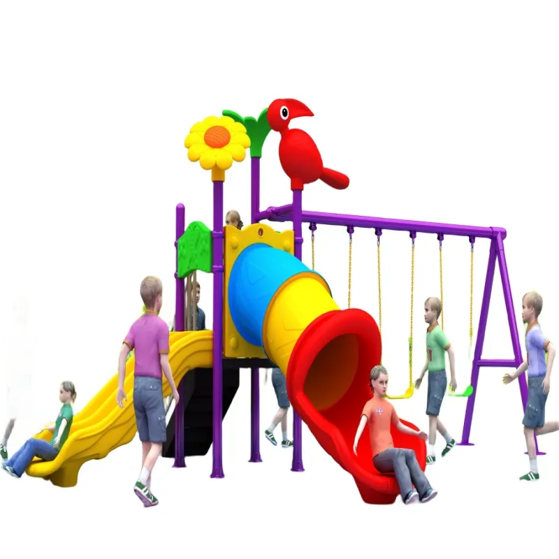 China fábrica plástico Equipo Comercial preescolar al aire libre niños parque infantil juego