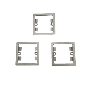 ขายึดเหล็กโลหะ 83x83 มม. หนา 5 มม. ชิ้นส่วนจ่ายไฟอิเล็กทรอนิกส์แบบชุบ RZ01 - Product Image 3
