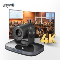 Caméra de visioconférence Anywii 4K 20X PTZ avec suivi automatique, système de conférence audio SDI IP pour la liturgie religieuse, les écoles et les diffusions en direct