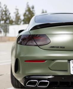 Envoltura de <span class=keywords><strong>vinilo</strong></span> verde de cerámica satinada mate de lujo, Rollo autoadhesivo para carrocería de coche, película adhesiva extraíble para envolver la carrocería, estilismo automático - Product Image 4