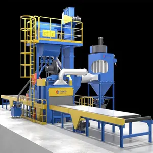 Q69 Roller Pembawa Shot Blasting Machine