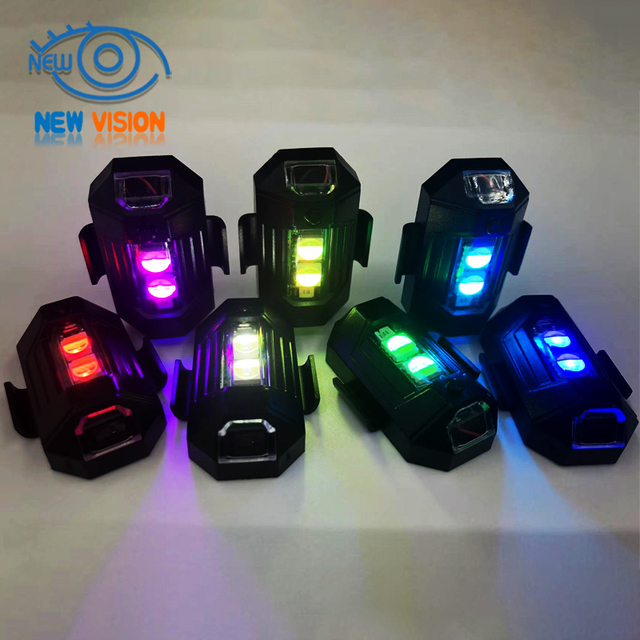 Drone Strobe Lights Super Bright Lightweight Anti-Collision Lights for Night Flying