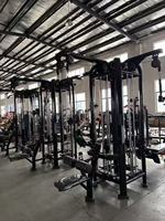 Equipo de Gimnasio Comercial de Alta Calidad, Multifuncional, de Uso Pesado, Tipo Jungle de 8 Estaciones, Unisex, con Sistema de Cables Cruzados y Pesas Libres