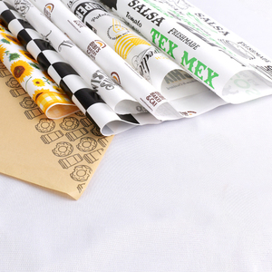 Prezzo basso Sandwich Party Burger cibo cotto carta da imballaggio a prova di olio notizie carta velina per alimenti in stile carta con Logo personalizzato - Product Image 4