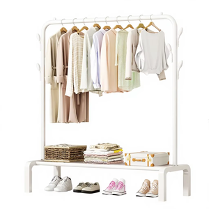Metal Clothes Hanger With Connector Hooks For Multi Layer Hanging And Space Saving Solutions Hangers - Product Image 2