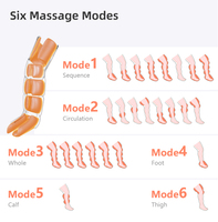 2024 sans fil nouvelle thérapie physique bx80 pied mollet 8 chambre bottes de récupération compression d'air 2024 massage pressothérapie pour les jambes