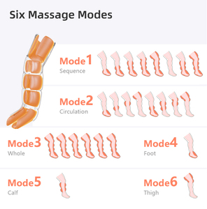 2024 wireless nuova fisioterapia bx80 piede polpaccio 8 camere stivali di recupero compressione aria 2024 massaggio pressoterapia per le gambe - Product Image 3