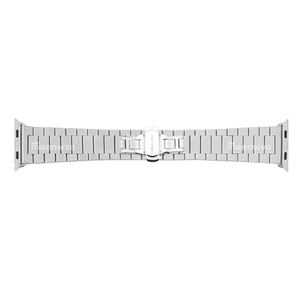 Correa de Acero Inoxidable de Lujo Ajustable para Reloj de 49/45/44 mm con Cierre de Mariposa, Correa de Muñeca de 20 cm - Product Image 2