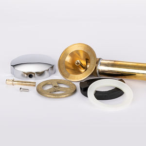 Joyhoo มือจับสังกะสีพร้อมท่อลูกฟูกด้านนอกที่ระบายน้ำในอ่างอาบน้ำกล่องทองเหลืองห้องน้ำสี<span class=keywords><strong>เงิน</strong></span>ทันสมัย<span class=keywords><strong>3</strong></span>ปี - Product Image 4