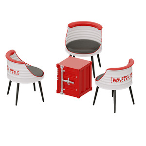 Tables en fer à huile <span class=keywords><strong>de</strong></span> style <span class=keywords><strong>industriel</strong></span>, ensembles <span class=keywords><strong>de</strong></span> meubles <span class=keywords><strong>de</strong></span> <span class=keywords><strong>bar</strong></span> commerciaux créatifs pour les cabines <span class=keywords><strong>de</strong></span> café des hôtels, l'école des centres commerciaux. - Product Image 5