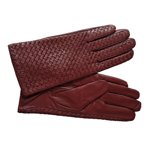 Custom Womens Opera Length Leather <b>Gloves</b> <b>Touchscreen</b> Breathable Cotton Lined Winter Warm Fashion Daily Wear <b>Gloves</b> - Product Image 1