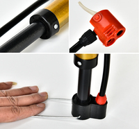 DQT2002 Pompe à billes de sport améliorée Pompe à air pour vélo 30CM
