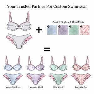 Ensemble de <span class=keywords><strong>bikini</strong></span> 2 pièces personnalisé par le fabricant, en crochet Repreve, avec haut triangle brodé à la main, motif étoile de mer et <span class=keywords><strong>coquillage</strong></span>, et bas string - Product Image 4